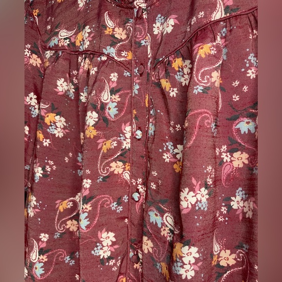 Lauren Conrad Floral Blouse - Picture 7 of 10